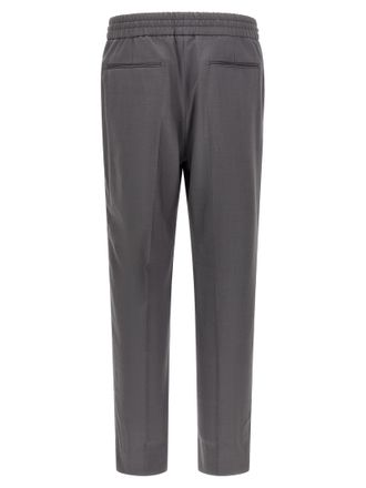 Brioni Mens Gray Wool Casual Pants