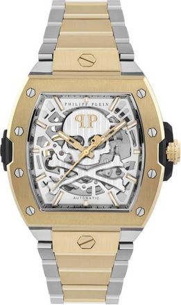 Philipp Plein The $keleton 2.0 Automatic Bracelet Watch, 44mm in Two Tone at Nordstrom