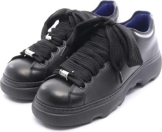 Burberry 2010s Ranger leather sneakers - Black
