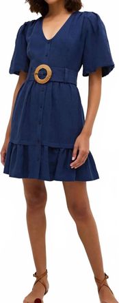Marie Oliver Gwyneth Mini Dress In Pacific