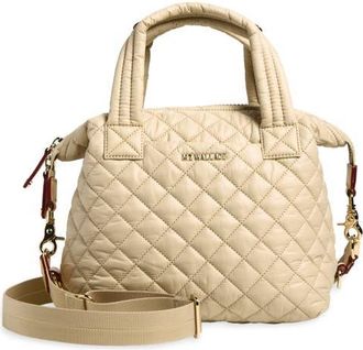 MZ Wallace Small Sutton Deluxe Tote in Buff 2 at Nordstrom