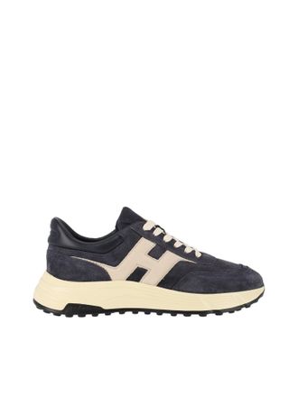 Hogan Hyperlight Suede-Leather Low-Top Sneakers