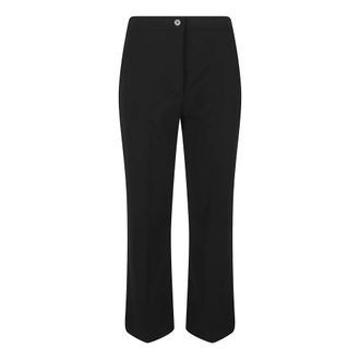 Patrizia Pepe Patrizia Pepe, Cropped Trousers, female, Black, Size: XS Soft Trousers