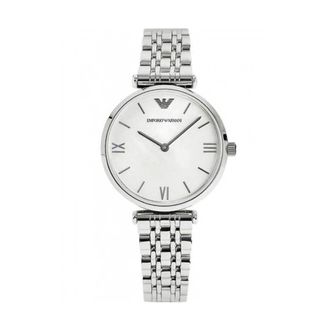 Emporio Armani Accessoires, Dames, Grijs, ONE Size, Ar 1682 Horloge