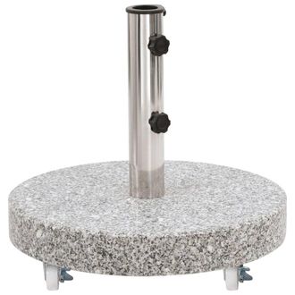 Berkfield Home Parasol Base Granite 30 kg Round Grey