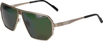 Jaguar 37824 Polarized 8200 Mens Sunglasses Gold Size 62