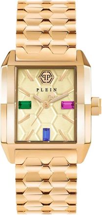 Philipp Plein Offshore Square 38Mm - Dames - Horloges - Geel - ONE Size - Accessoires