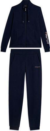 Freddy Tuta con zip e collo alto, logo con perline sulla manica