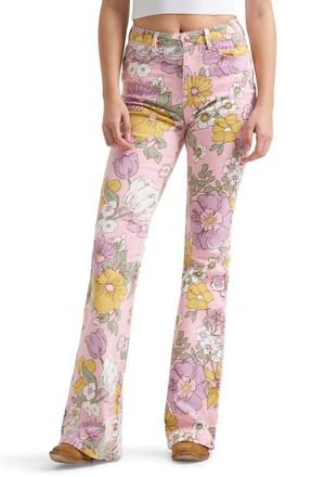 Wrangler Western Flare Leg Jeans in Vintage Floral at Nordstrom, Size 26