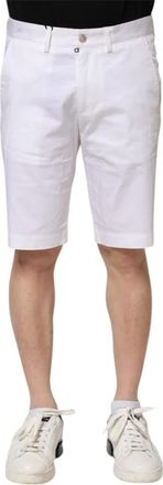 Dolce & Gabbana Denim Bermuda Shorts - Heren - Korte Broeken - Wit - XS - Denim - Korte Broeken