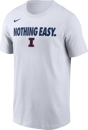 Nike Illinois Fighting Illini Nike Mens NCAA Legend T-Shirt in White | M21283P137ILNI-WHT