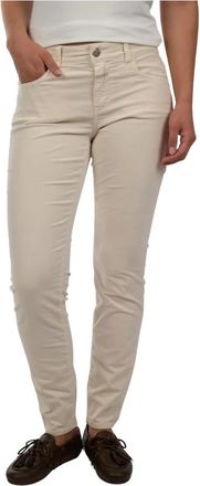 Closed Jeans, Dames, Beige, W34 L32, Katoen, Slim-fit Jeans