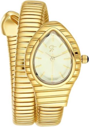st. Moran Serpentine Wraparound Bracelet Watch, 12.7mm x 25.4mm in Gold at Nordstrom