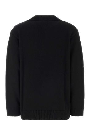 Valentino Garavani Womens Black Cashmere Polo Shirt Nero T-shirts And Polos