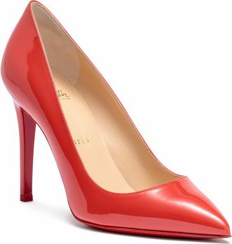 Christian Louboutin Pigalle 100 red patent leather pumps Size 37.5