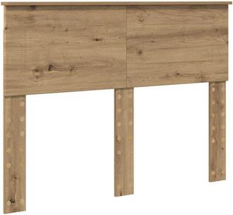 vidaXL Headboard with Headboard Artisan Oak 135 cm Engineered wood vidaXL