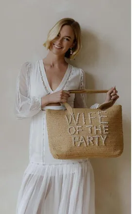 Untamed Petals Heiress Bridal Tote in Brown at Nordstrom