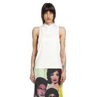 Versace Stretch Cotton Jersey Vintage Tank Top