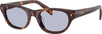 Prada Cat Eye Zonnebril - unisex - Zonnebrillen - Bruin - 50 MM - Accessoires