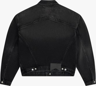 Rhude Oversized Black Denim Jacket - Black