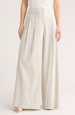 TWP Drew Linen Blend Pants in Grey/Ivory at Nordstrom Rack, Size 00