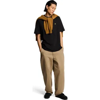Lyle & Scott Oversized T-Shirt in Jet Black at Nordstrom, Size Xx-Large
