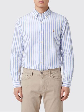 Polo Ralph Lauren Camicia a righe in cotone con colletto button-down