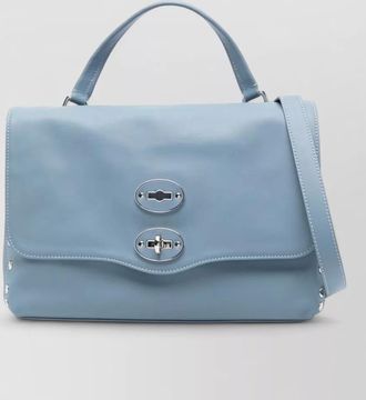 Zanellato postina saeta small leather shoulder bag
