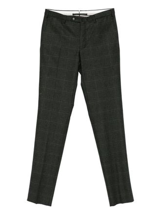 Incotex Geruite broek - Zwart
