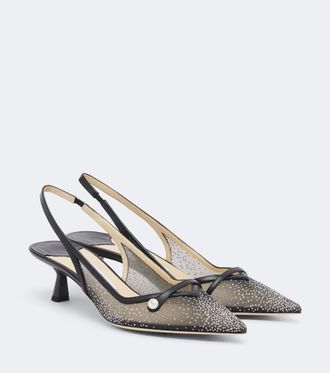 Jimmy Choo London Salones destalonados Amita adornados