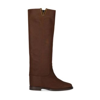 Via Roma 15 Desir&egrave; Boot - female - Via Roma 15 - High Boots - Brown - 4 UK - Shoes