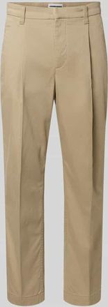Armedangels Armedangels Regular Fit Chino aus Baumwoll-Mix Modell TAAMIR PLEATED in Sand, Gr&ouml;&szlig;e 29