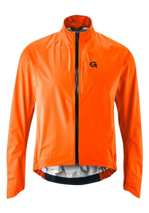 Gonso Fahrradjacke GONSO SAVE JACKET ROAD M, Herren, Gr. 3XL, orange (neonorange), 100% Polyester, Jacken Fahrradjacke, Herren Radjacke, wasserdichte Rennra
