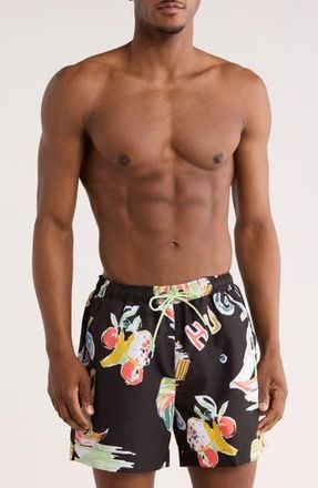 BOSS Calala Swim Trunks in Black at Nordstrom Rack, Size Xx-Large