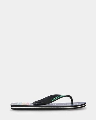 Jack & Jones Jack & Jones Palm Print Flip Flop - Navy