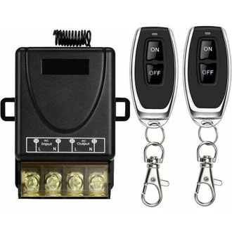 OEM Interruptor De Control Remoto Inal&aacute;mbrico De Alta Potencia Dieserc De 433 Mhz, Control Remoto Rf Ac 220v/240v/110v 30a Para Luces, Bombas De Agua Y El