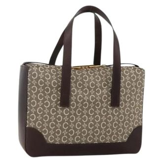 Celine Pre-owned Handbags, female, Multicolor, Size: ONE SIZE Pre-owned Macadam Canvas Hand Bag