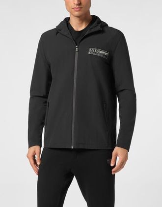 Plein Sport Nylon K-Way Jacket Men in Black at Nordstrom, Size Xxx-Large Eu