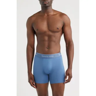Tommy John Assorted 3-Pack Second Skin 4-Inch Stretch Modal Boxer Briefs in Flc/drbl/bh at Nordstrom, Size Xx-Large