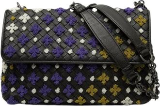Bottega Veneta Pre-owned Olimpia Schoudertas - Dames - Vintage Schoudertas - Veelkleurig - ONE Size - Leer - Vintage
