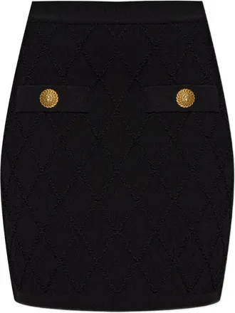 Balmain Minigonna trapuntata Balmain