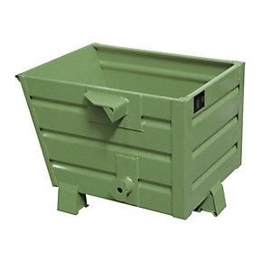 Bauer Volquete Apilable Capacidad 0,3 M&sup3; Verde Reseda Ral 6011