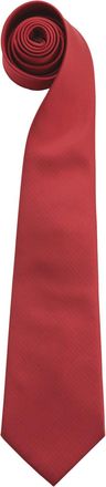 Premier Heren Kleuren Gewone mode / Business Tie (Pakket van 2) (Rood)