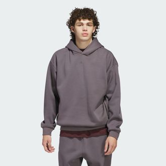 adidas adidas Performance Unisex Basketball Fleece Hoodie (Gender Neutral) - Purple - Size X-Small