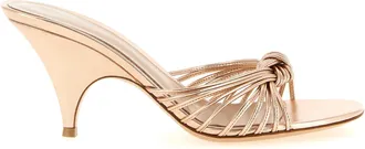 Gianvito Rossi Multicolor Lamb Leather Stiletto Heel Womens Sandals
