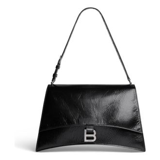 Balenciaga (WMNS) Balenciaga Crush Medium Sling Bag Black 7654662AAR21000