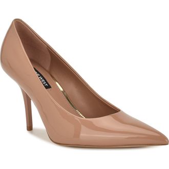 Nine West Princesa Pointed Toe Pump in Light Natural at Nordstrom, Size 8.5