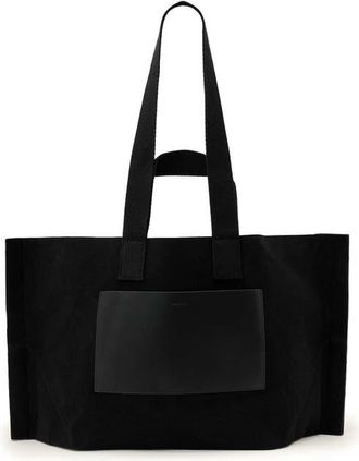 AllSaints Lutece Canvas Tote in Black at Nordstrom