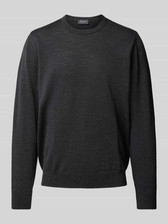 Maerz MAERZ Muenchen Regular Fit Strickpullover reiner Schurwolle in Anthrazit, Gr&ouml;&szlig;e 50