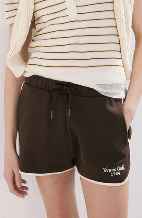 Mango Tennis Club Shorts in Brown at Nordstrom, Size Small